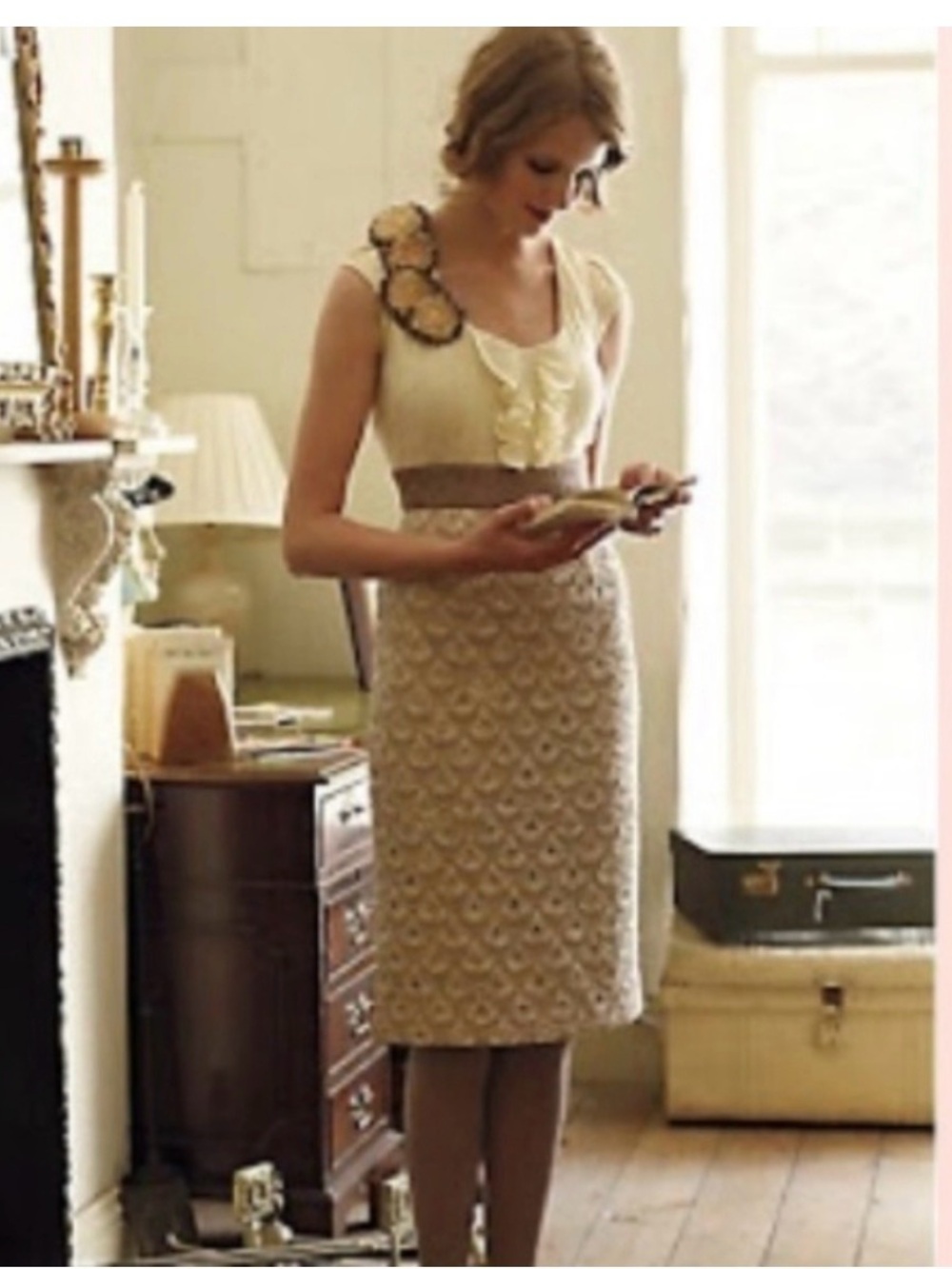 Anthropologie Floreat Babergh Dress Sz 4